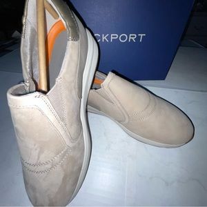 NEW IN BOX ROCKPORT TRUESTRIDE PROWALKER SUEDE SLIP ON COMFORT SHOES SIZE 10XW